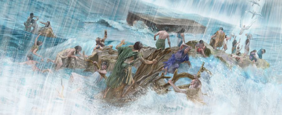 Di ark dë a di wata liba, dee hogihati sëmbë ta saka go a basuwata, nöö dee hogihati ëngëli nango disa di libisëmbë sinkii di de bi ko tei a goonliba aki