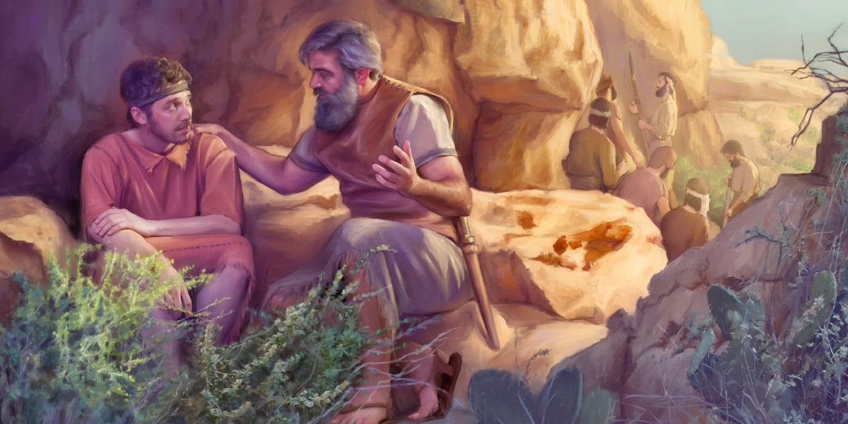 Jonathani ukhuluma naDavide