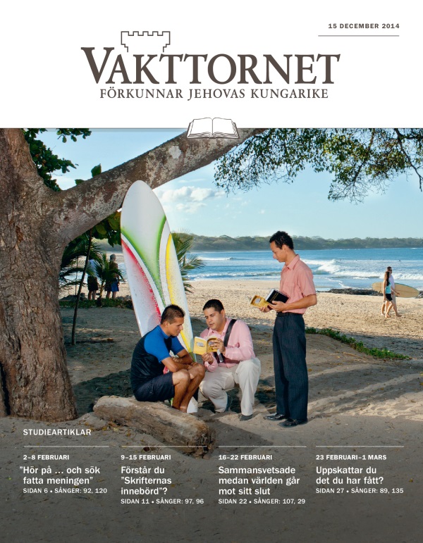 Framsidan av Vakttornet för 15 december 2014.