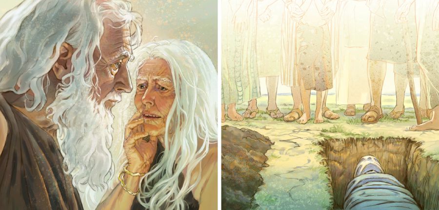 Adam a Eva starnú a potom zomierajú