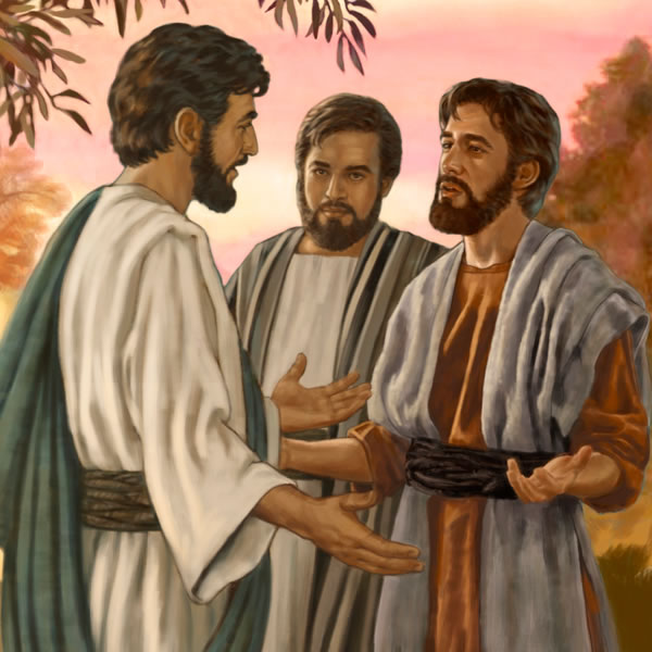 Yesu azungumza na Filipo na Nathanaeli