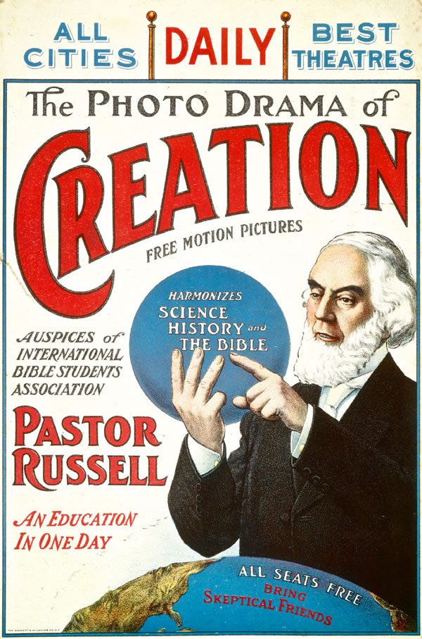 Bango linaloonyesha “Photo-Drama of Creation”
