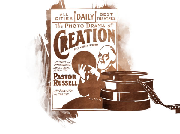 Bango linalotanganza “Photo-Drama of Creation” na filamu