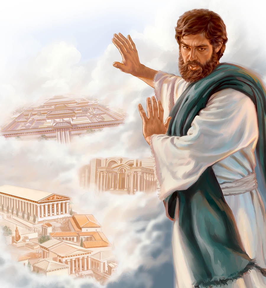 Yesu akipinga kishawishi cha Ibilisi cha kumpa falme zote za ulimwengu