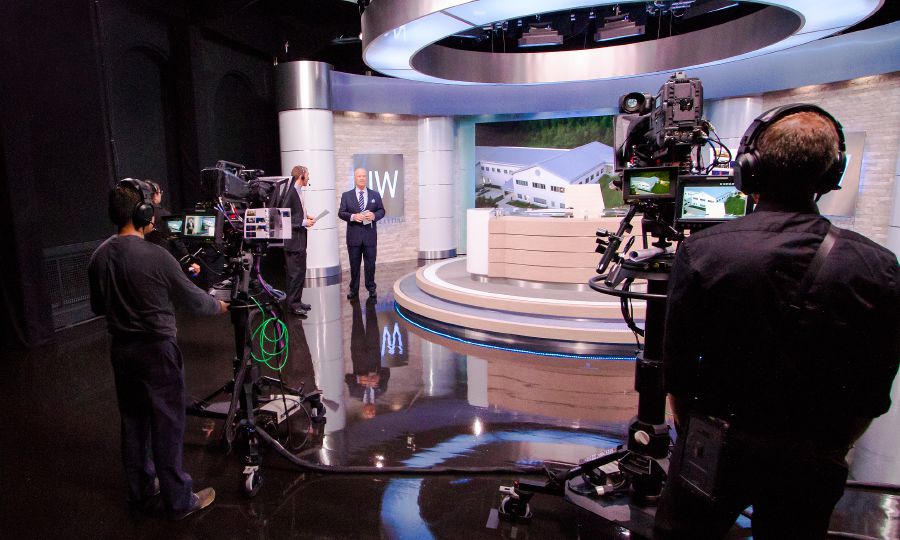 Studio ya kurekodia ya JW Broadcasting ya Brooklyn, New York