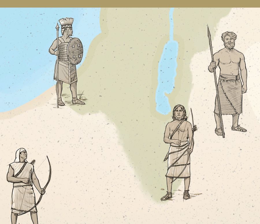 Mataifa yenye kuzunguka Yerusalemu