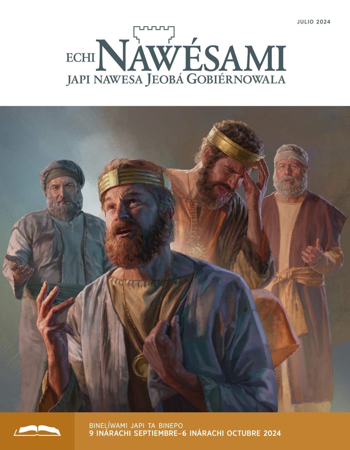 Jenaʼí nirú jaré imágenes: 1. Echi silíami David ko we omónika ripá iné japalí echi Natán raʼicha echi yúa. 2. Echi silíami Ezequías we omónika chapí moʼólachi japalí Isaías raʼicha echi yúa.