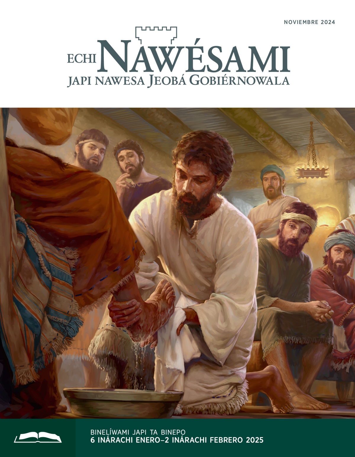 Jesús ko bilé echi apóstol ronola pasó alí jarecho ko inea jawi.