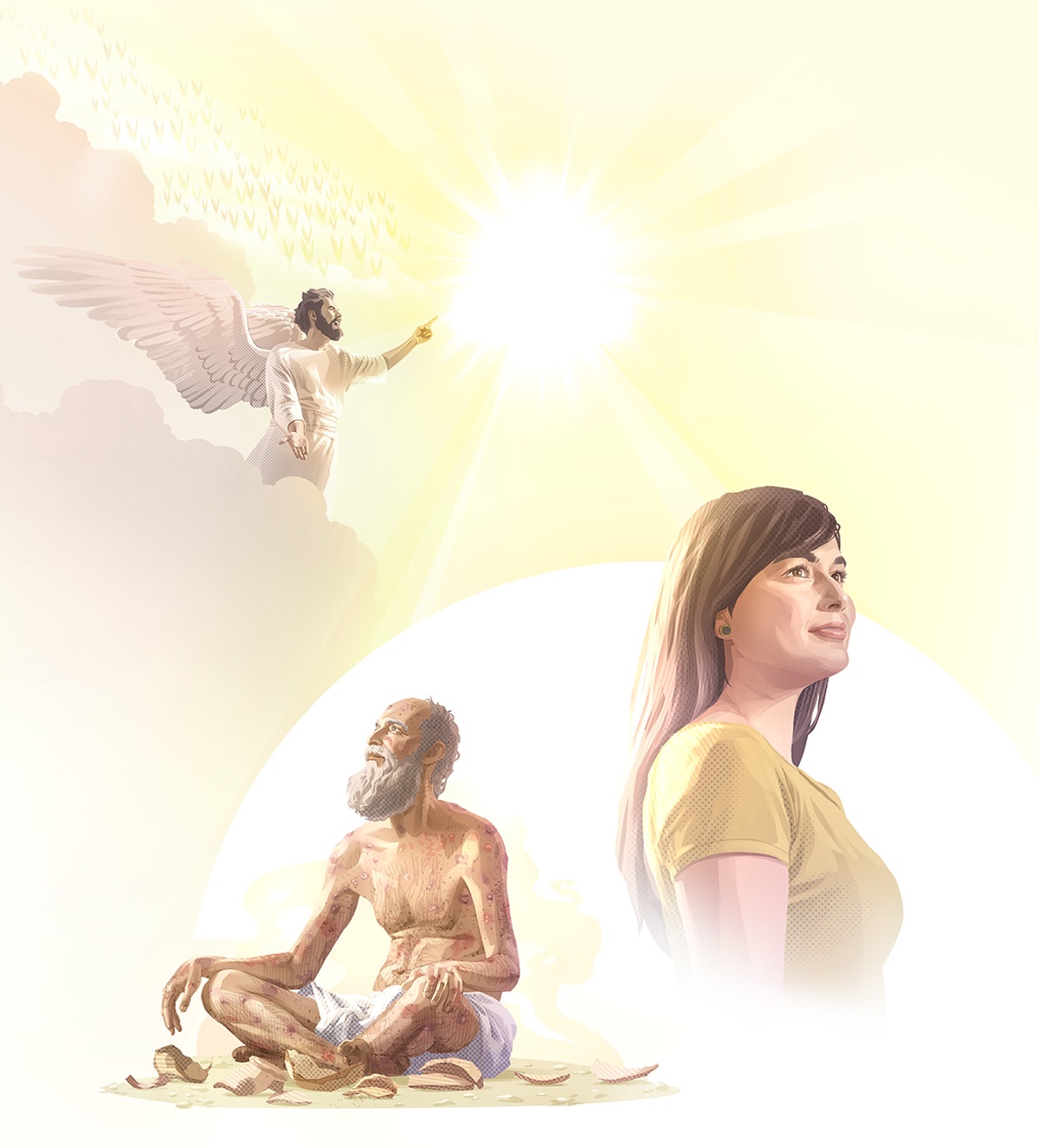 Gixa̱a̱ naʼthá numuu Jeobá. Naʼthá numuu Job bi̱ gíʼdoo nandii rí na̱ʼga̱ xuyuuʼ ga̱jma̱a̱ imba̱a̱ ndxájulú bi̱ naʼni ñajuunʼ Jeobá rí mbiʼi xúgi̱.