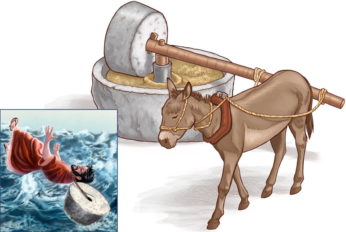 Mbáa burro naʼni magutua̱ʼa̱a̱n mbá itsí ndrígóo molino; mbáa xa̱bu̱ kaxtoʼo mbá itsí ndrígóo molino náa aphu ga̱jma̱a̱ guaʼdaaʼ náa lamáa