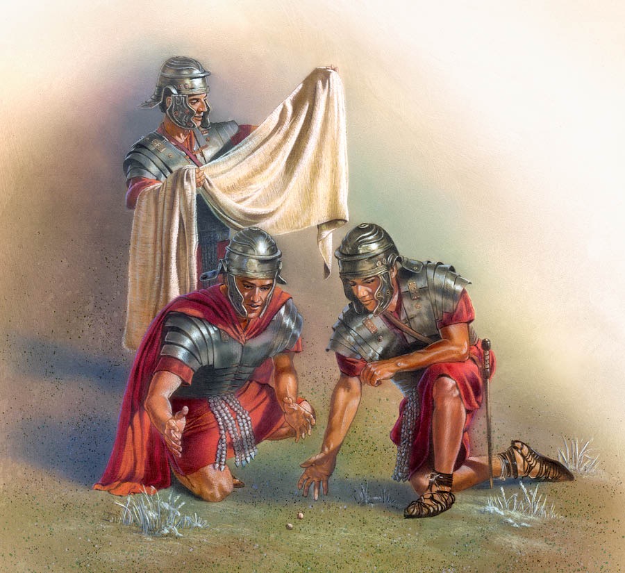 Soldados nuriyaʼ suerte xtíñuu Jesús