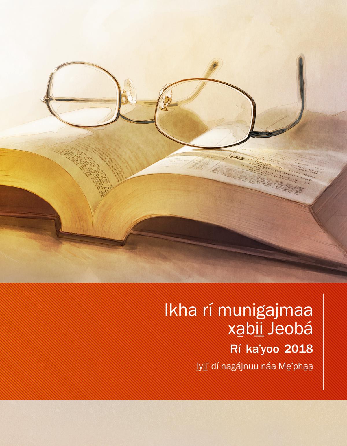 Náa nagi̱ʼdu̱u̱ libro Ikha rí munigajmaa xa̱bi̱i̱ Jeobá rí kayoo 2018