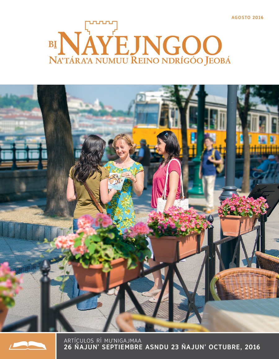 Bi̱ Nayejngoo, agosto 2016