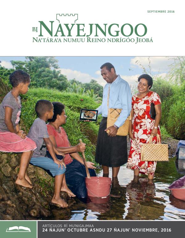 Bi̱ Nayejngoo, septiembre 2016