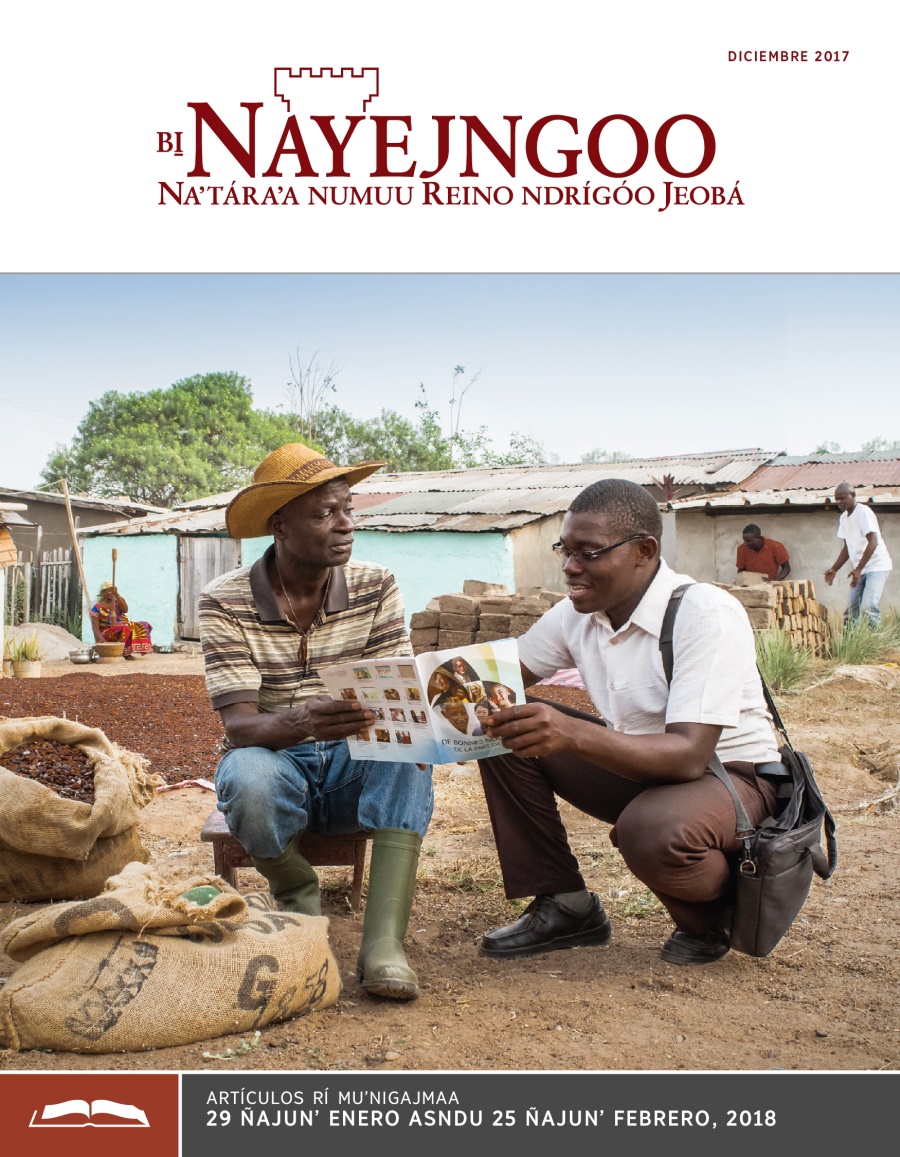 Rí muʼnigajmaa gu̱nʼ diciembre tsiguʼ 2017