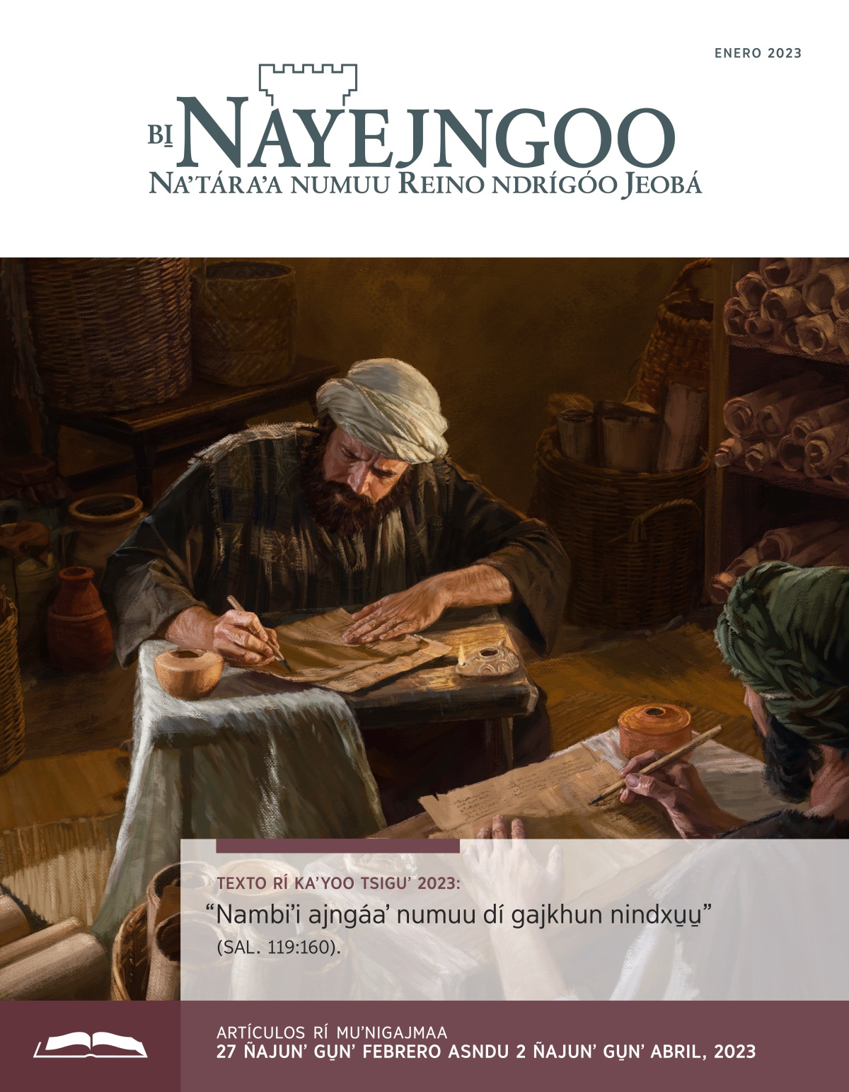 Bi̱ Nayejngoo (artículo rí muʼnigajmaa), enero tsigu’ 2023.