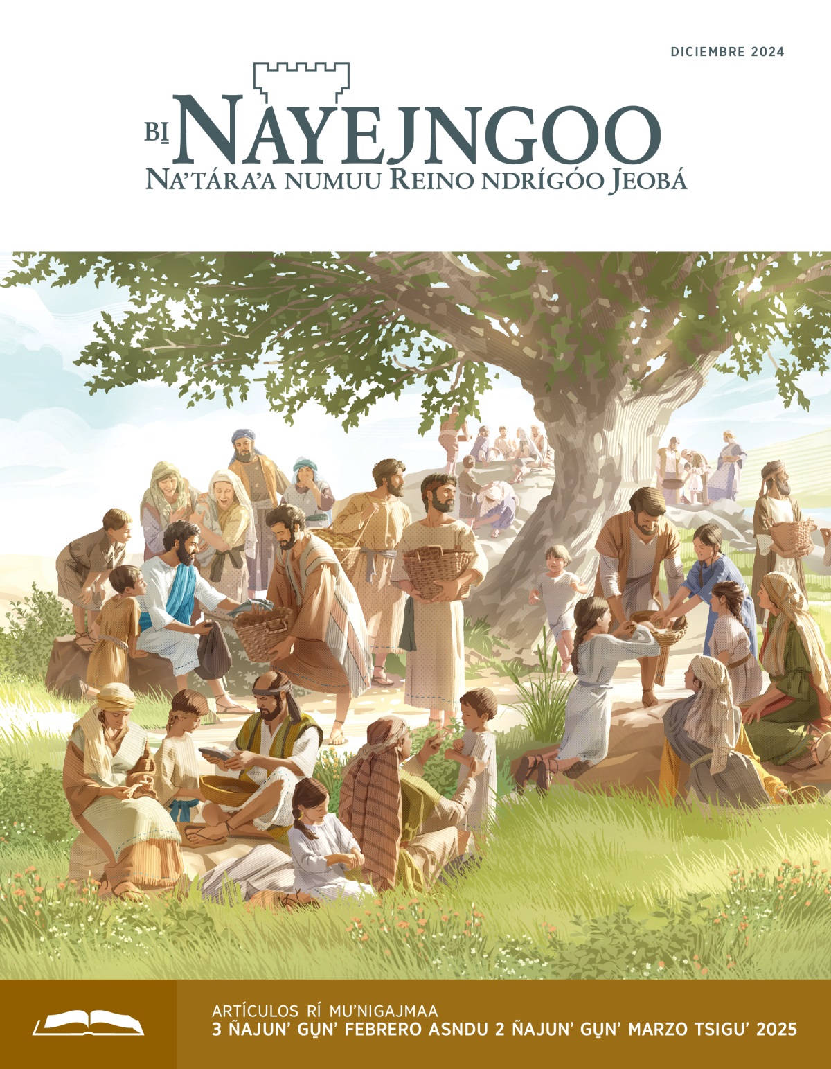 Jesús naxnún pan ga̱jma̱a̱ e̱gi̱ʼ xa̱bi̱i̱. Xa̱bi̱i̱ nuxnún ganitsu xa̱bekha, gu̱ʼu̱ ga̱jma̱a̱ i̱ji̱n.