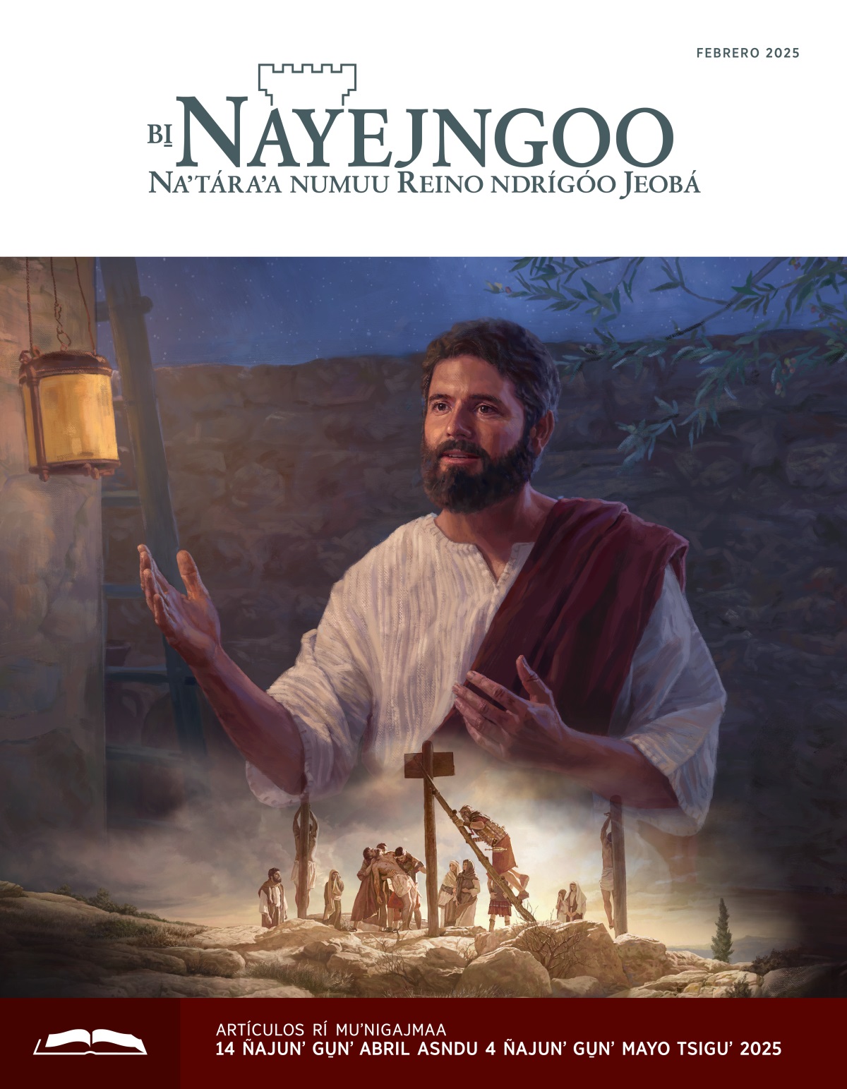 Mbaʼa xtiʼkhuu: 1. Jesús xtáa raʼthí dí wakíʼ. 2. Tikhuun soldados romanos nuriguíi Jesús náa ixi̱ náa nijuiʼdujmaa.