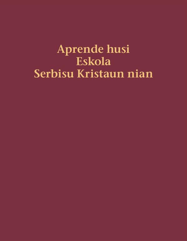 Kulit ba livru Aprende husi Eskola Serbisu Kristaun nian