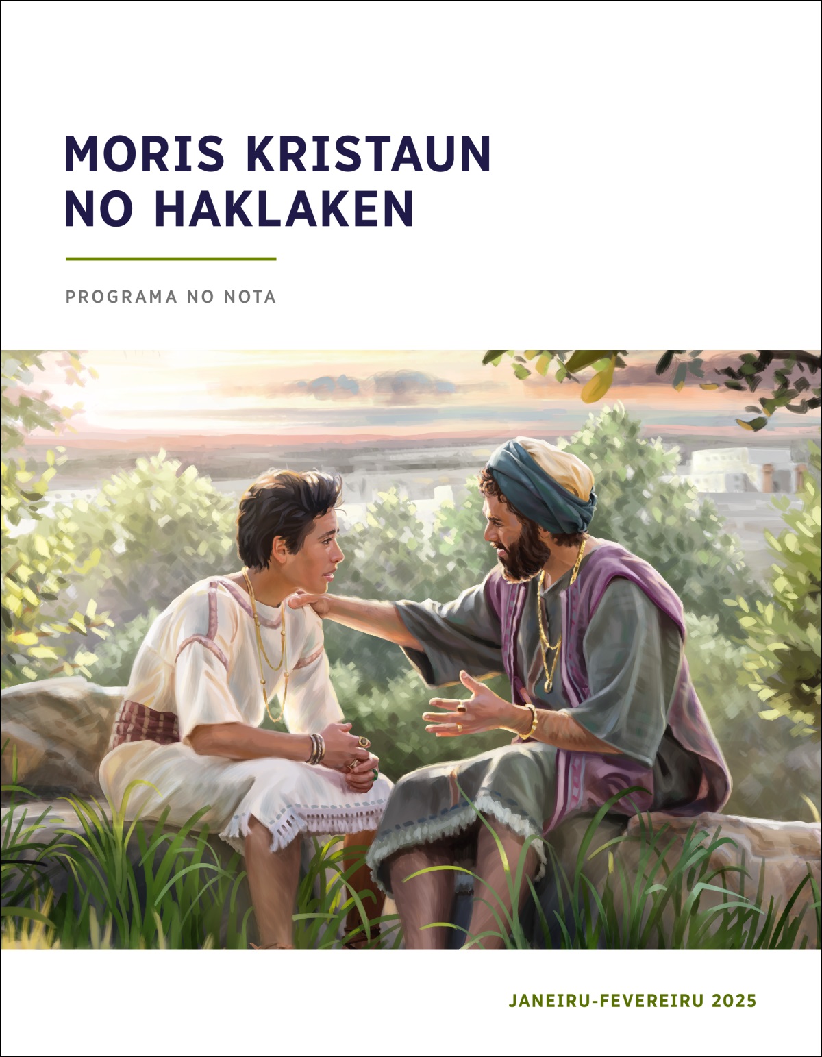 Liurai Salomão tuur iha liʼur hamutuk ho ninia oan-mane no fó konsellu hela ba ninia oan.