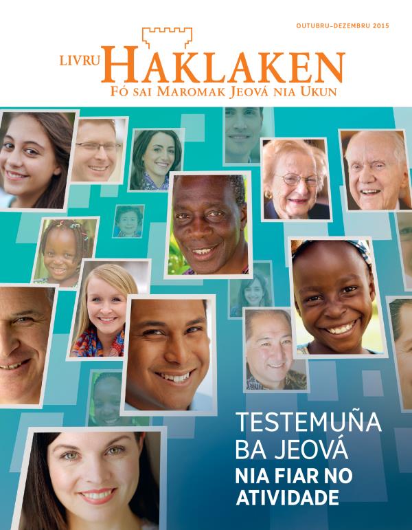 Pájina primeiru husi Livru Haklaken, Setembru 2015 | Testemuña ba Jeová nia fiar no atividade