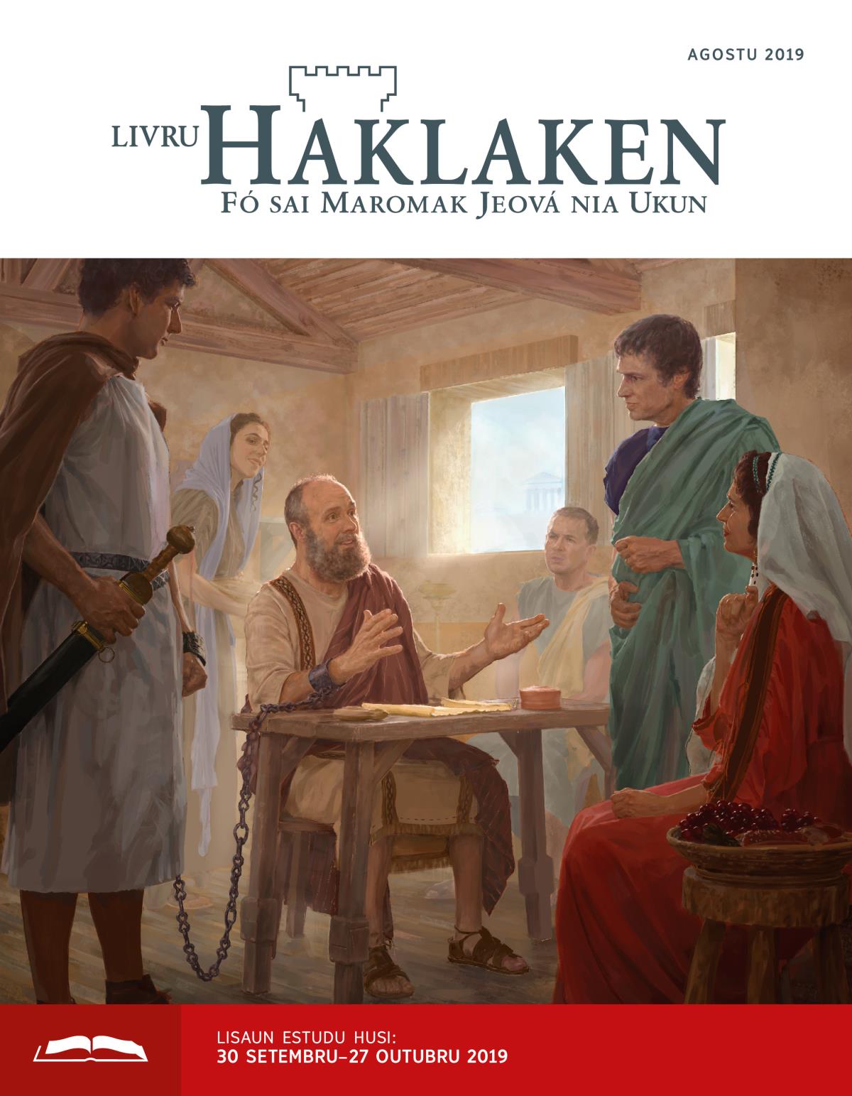 Livru Haklaken Estudu nian, Agostu 2019