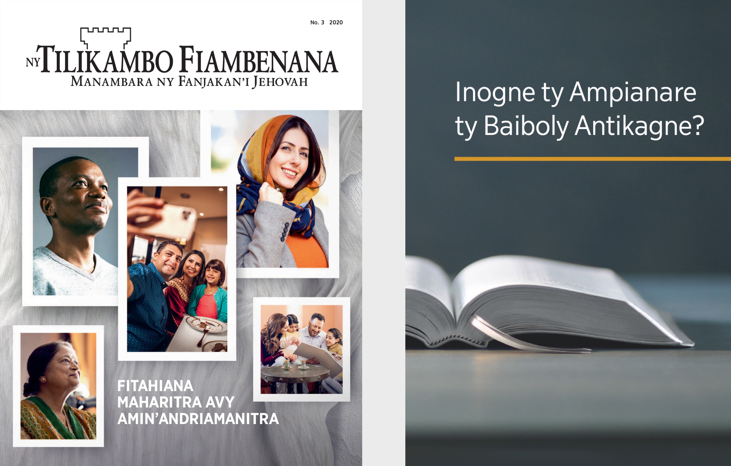 Boke ‘Inogne ty Ampianare ty Baiboly Antikagne?’ naho ‘Ty Tilikambo Fiambenana’ No. 3 2020.