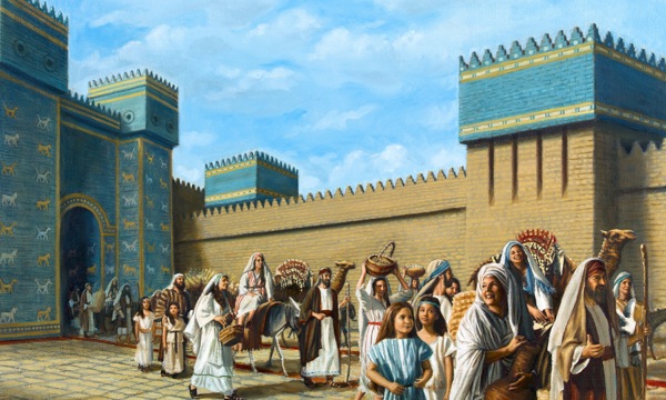 Яҳудиёни асир Бобилро тарк карда, ба Ерусалим бармегарданд