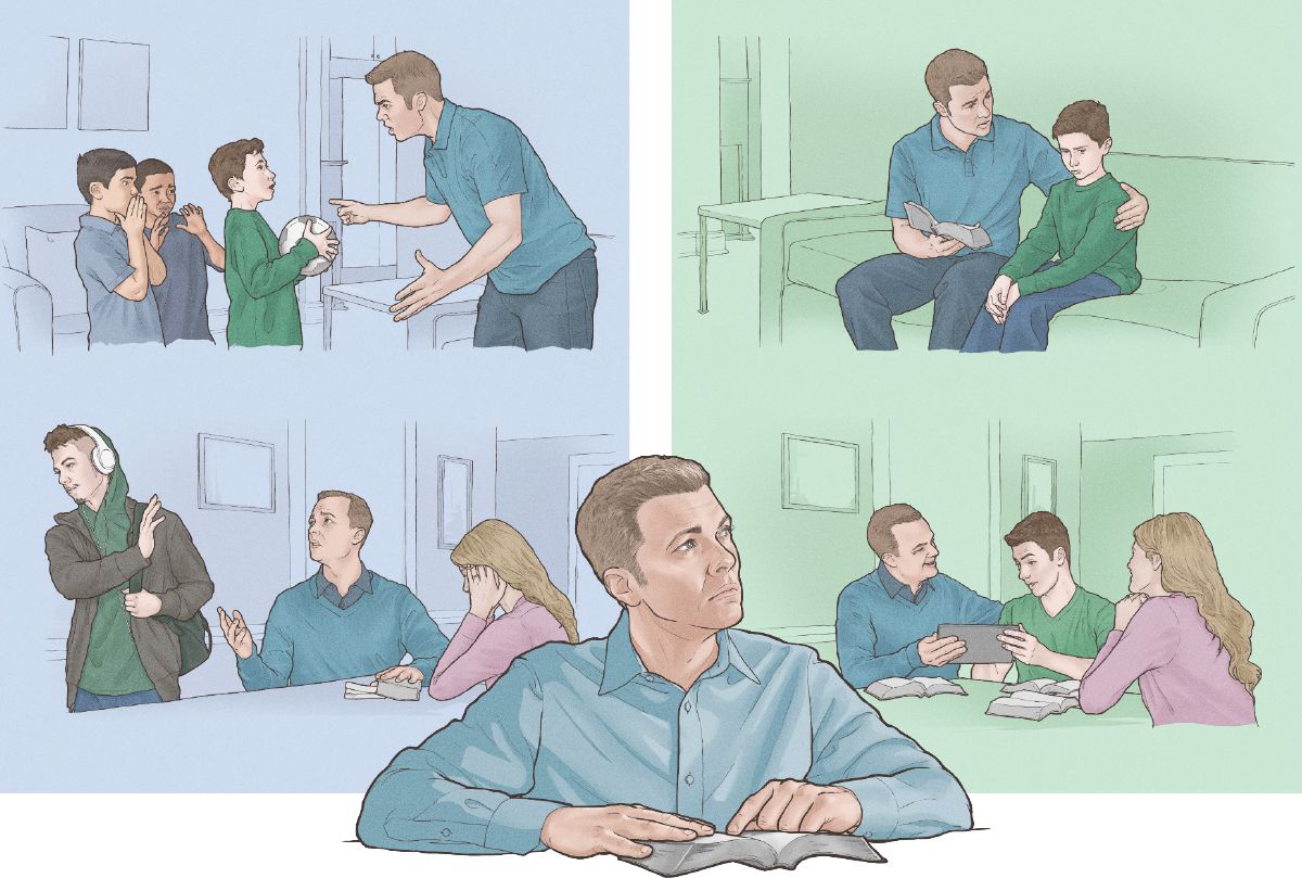 พ่อ​คริสเตียน​คน​หนึ่ง​กำลัง​คิด​ถึง​สอง​วิธี​ที่​เขา​จะ​อบรม​สั่ง​สอน​ลูก​ชาย และ​ผล​กระทบ​ที่​อาจ​จะ​เกิด​ขึ้น​ใน​ระยะ​ยาว