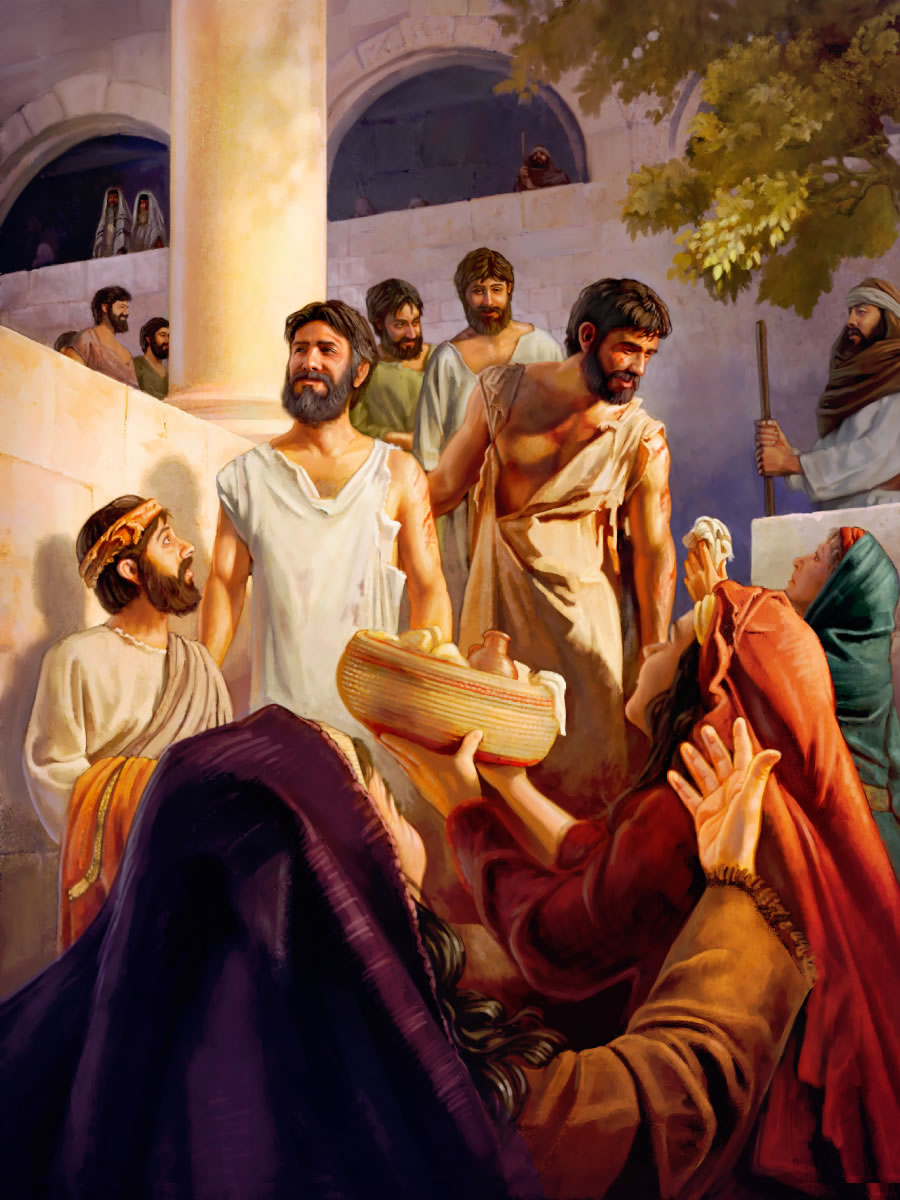 ሃዋርያት ክርስቶስ ምስ ተገርፉ፡ ተሓጒሶም ካብ ዋዕላ ኣይሁድ ይወጹ