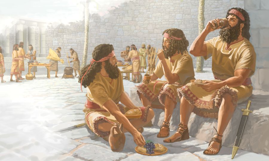 ሶርያውያን ተዋጋእቲ ኣብ ሰማርያ ይበልዑ