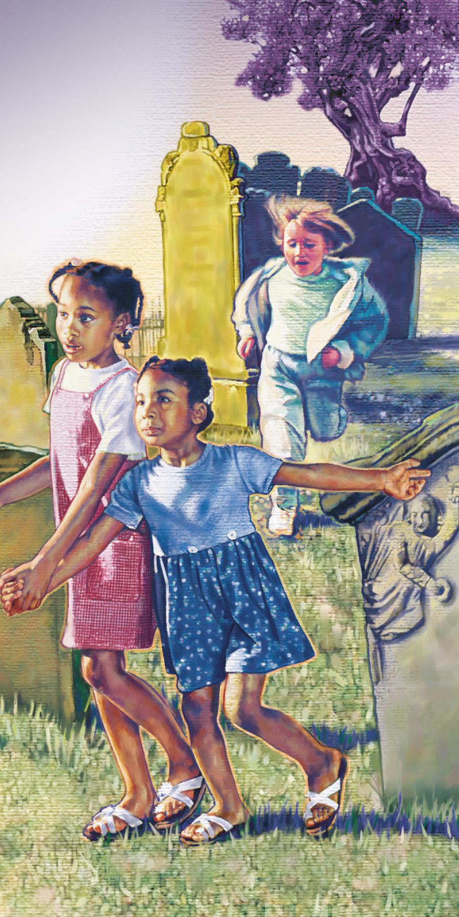 ቈልዑ ኣብ መካነ መቓብር