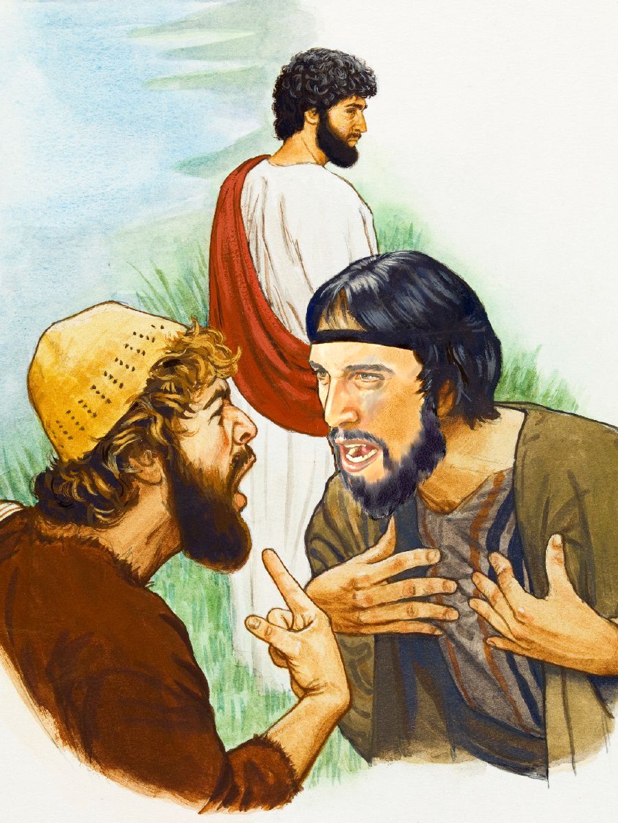 የሱስ፡ ክልተ ደቀ መዛሙርቱ ኺካትዑ ይዕዘቦም