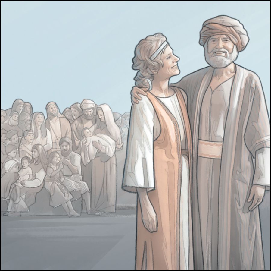 እዮብን ሰበይቱን ምስ ቤተ ሰቦም