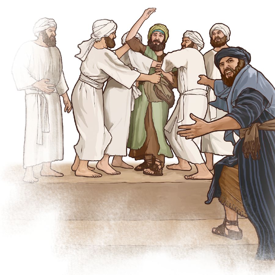 ካህናትን ነብያትን ኵሎም እቶም ህዝብን ንነብዪ ኤርምያስ ሓዝዎ