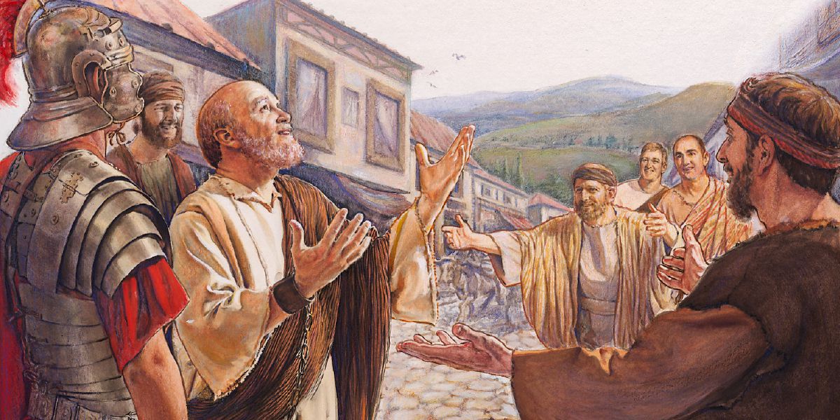 ጳውሎስ ስለ እቶም ኪቕበልዎ ኢሎም ናብኡ እተጐዓዙ ንኣምላኽ የመስግን