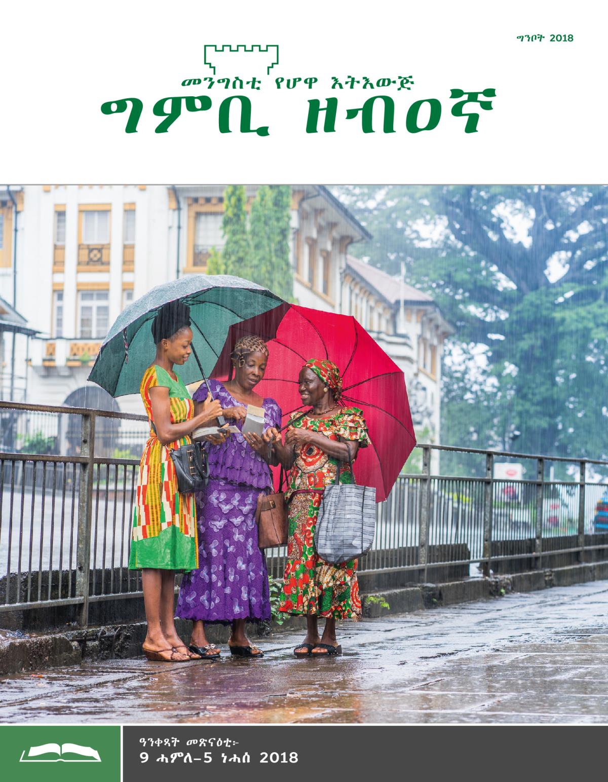 ሕታም መጽናዕቲ ግምቢ ዘብዐኛ፡ ግንቦት 2018