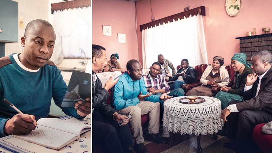 ሓደ ሓው ብዛዕባ ልምድታት ቀብሪ ምርምር ይገብር፣ ሓደ ሓው፡ ናይ የሆዋ መሰኻኽር ንዘይኰኑ ኣዝማዱ ብዛዕባ እምነቱ ይገልጸሎም