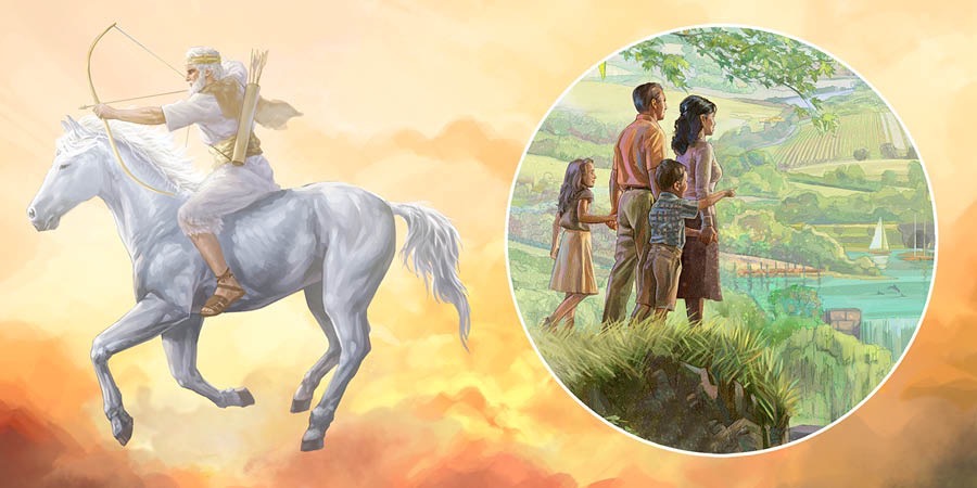 እቲ ኣብ ኣምበላይ ፈረስ እተወጥሐ የሱስ ስዒሩ ገነት የምጽእ