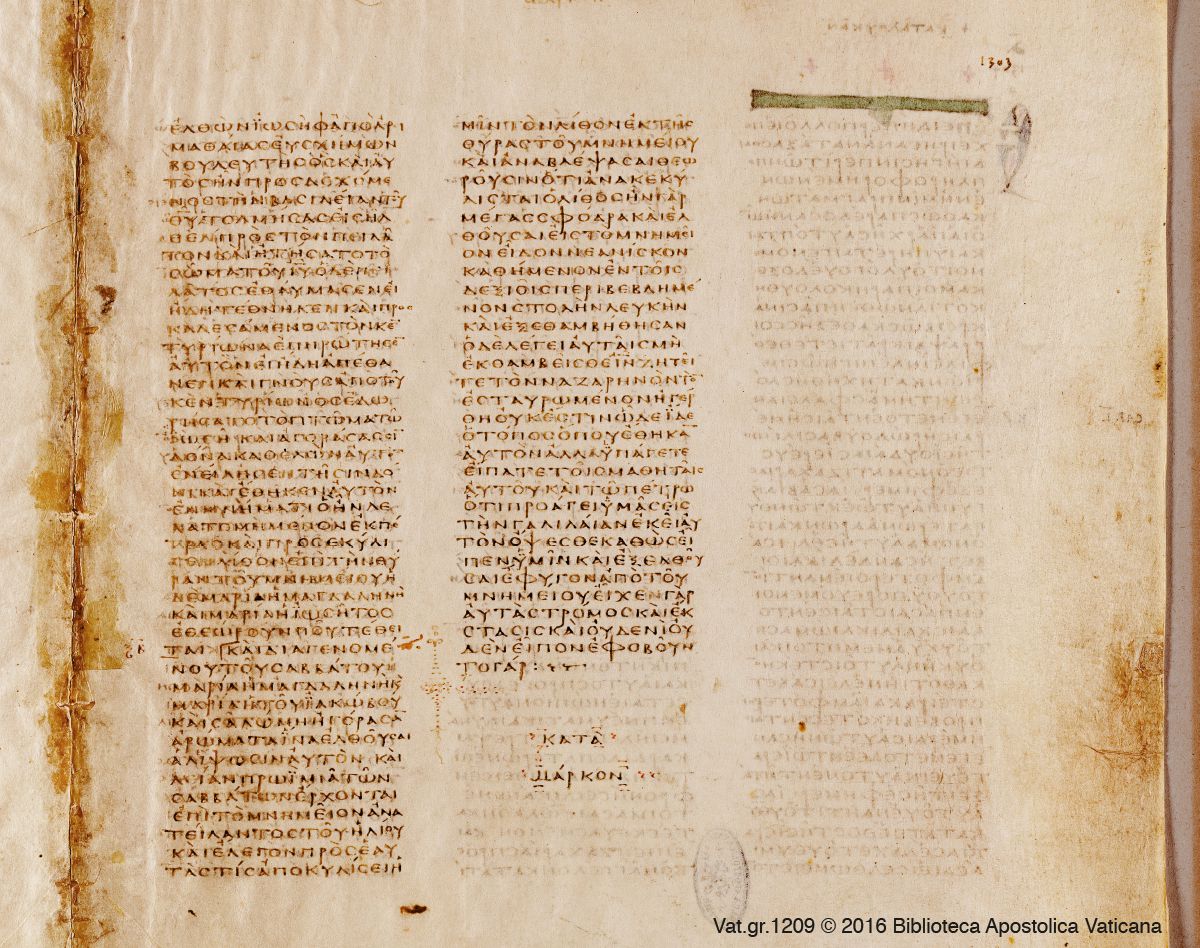 Codex Vaticanus—Ang Katapusan ng Ebanghelyo ni Marcos