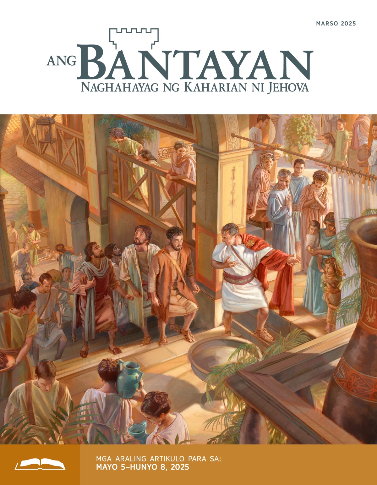 Si Pedro at ang mga kasama niya habang pinapaakyat sila ni Cornelio sa loob ng bahay nito.