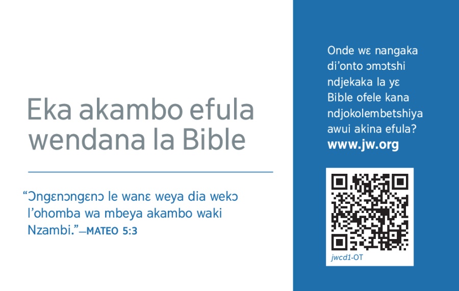 Lɛkɛ l’ekomelo la Kartɛ ka woho wa mbɔtɔ lo JW.ORG