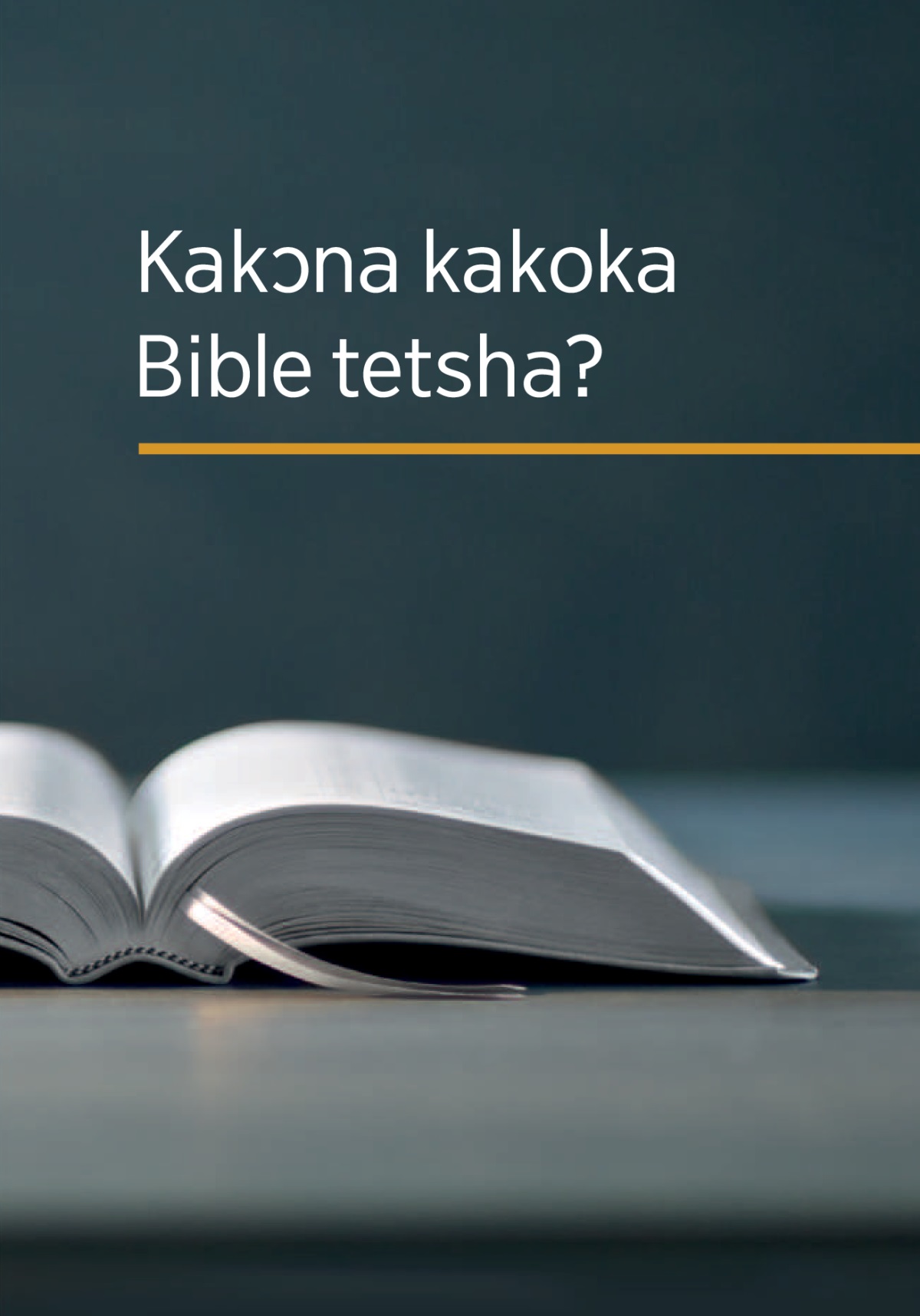 Dibuku ‘Kakɔna kakoka Bible tetsha?’