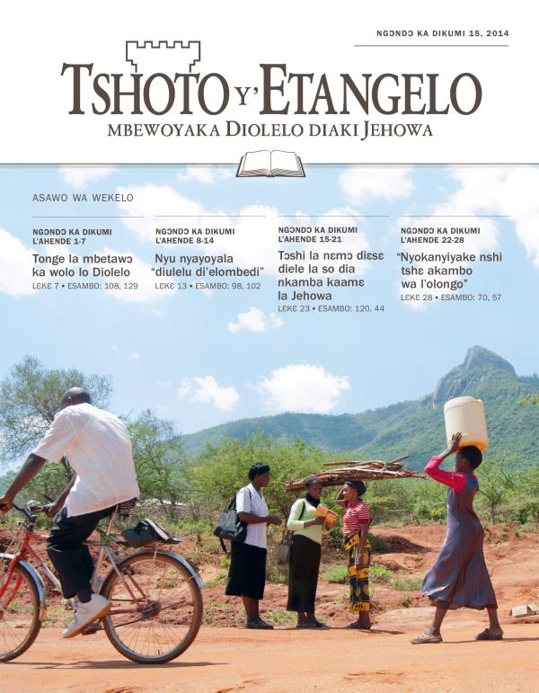 Lohoso la Tshoto y’Etangelo numɛlɔ ka wekelo, Ngɔndɔ ka dikumi 15, 2014