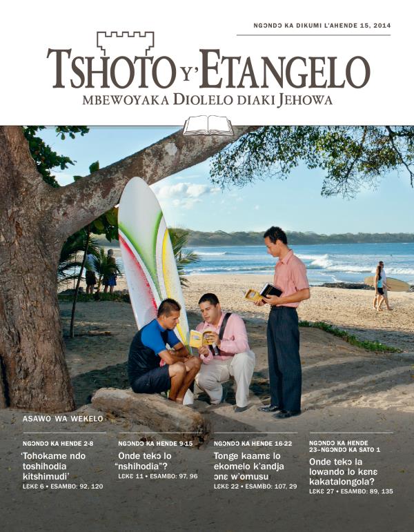 Lohoso la Tshoto y’Etangelo Numɛlɔ ka wekelo, Ngɔndɔ ka dikumi l’ahende 15, 2014