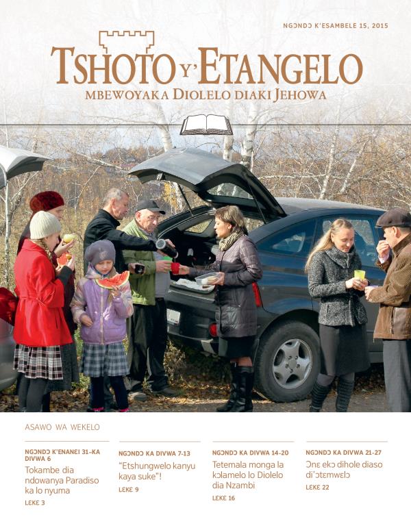 Lohoso la Tshoto y’Etangelo Numɛlɔ ka wekelo, Ngɔndɔ k’esambele 15, 2015