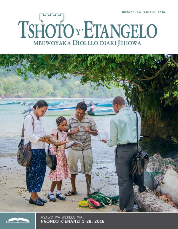 Tshoto y’Etangelo, Ngɔndɔ ka samalo 2016