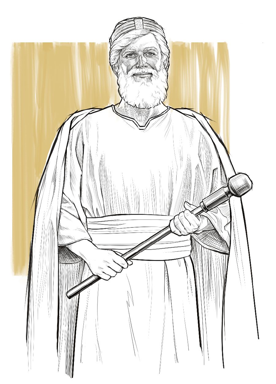 Jesu e le Kgosi, a rwele serwalo sa bogosi le lore lwa segosi.