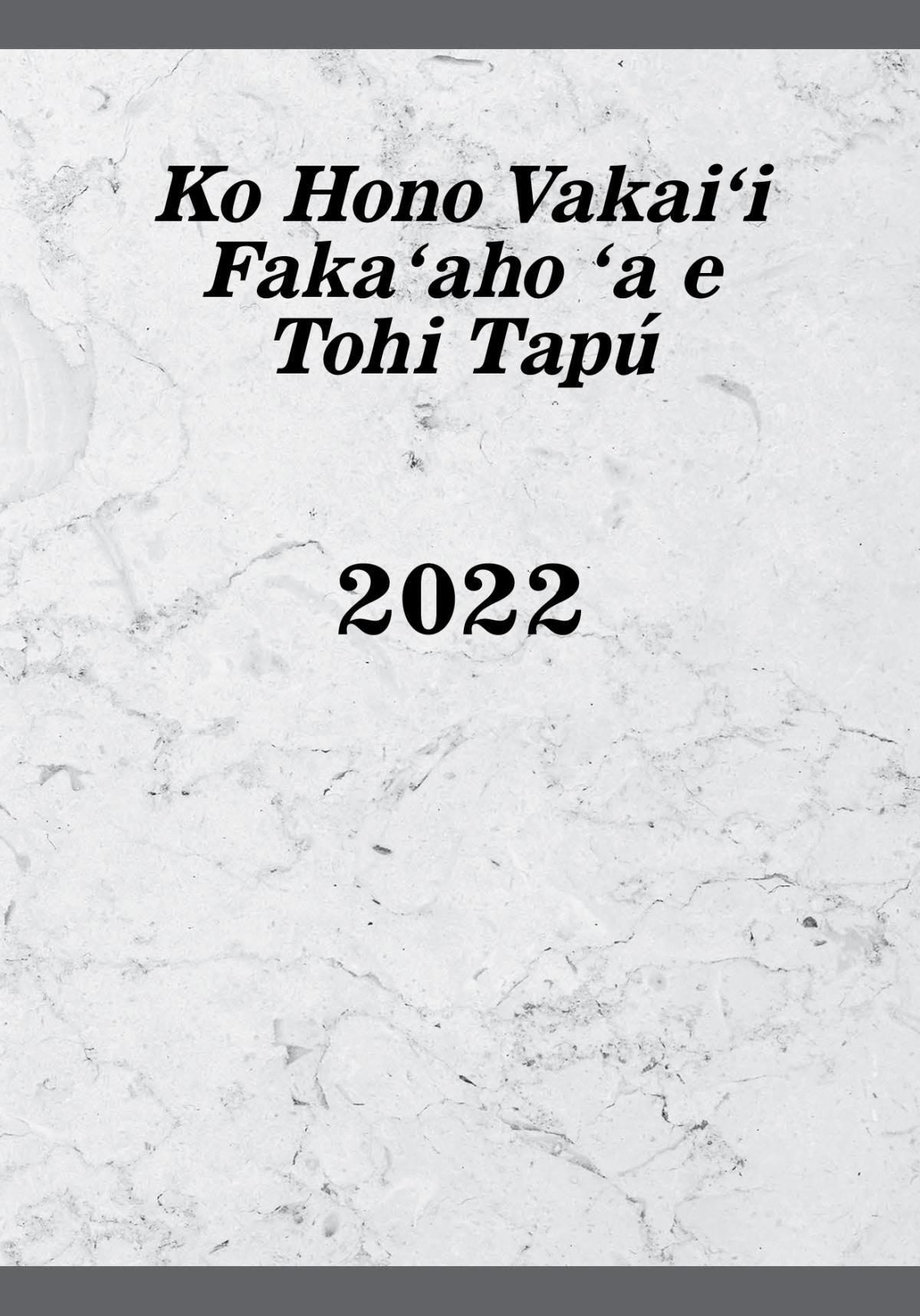Ko Hono Vakaiʻi Fakaʻaho ʻa e Tohi Tapú​—2022