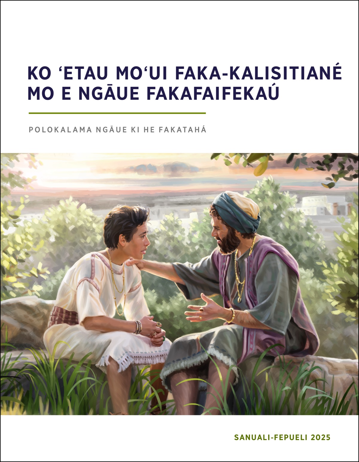 Ko Tuʻi Solomone ʻokú ne tangutu ʻi tuʻa mo hono fohá ʻo ʻoange kiate ia ha faleʻi.